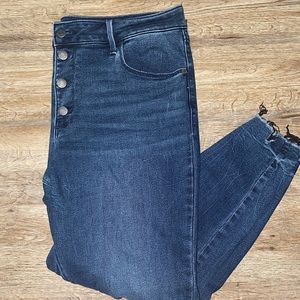 OldNavy SuperSkinny Rockstar Mid-rise Jeans.